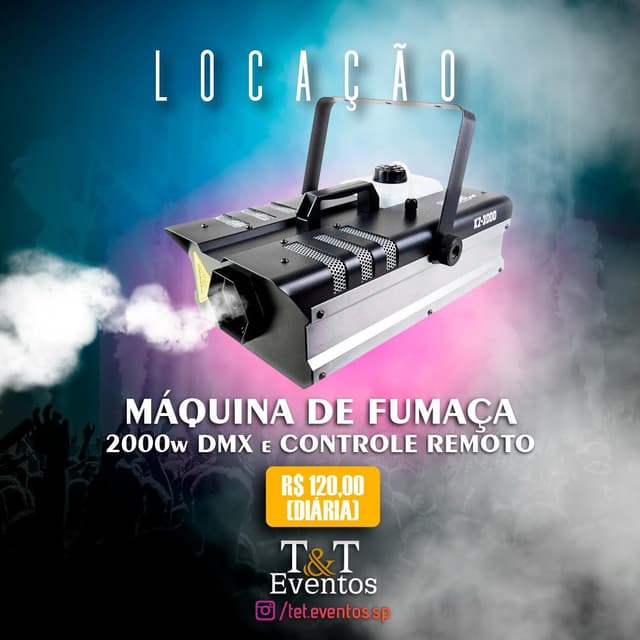 Máquina de Fumaça FOG